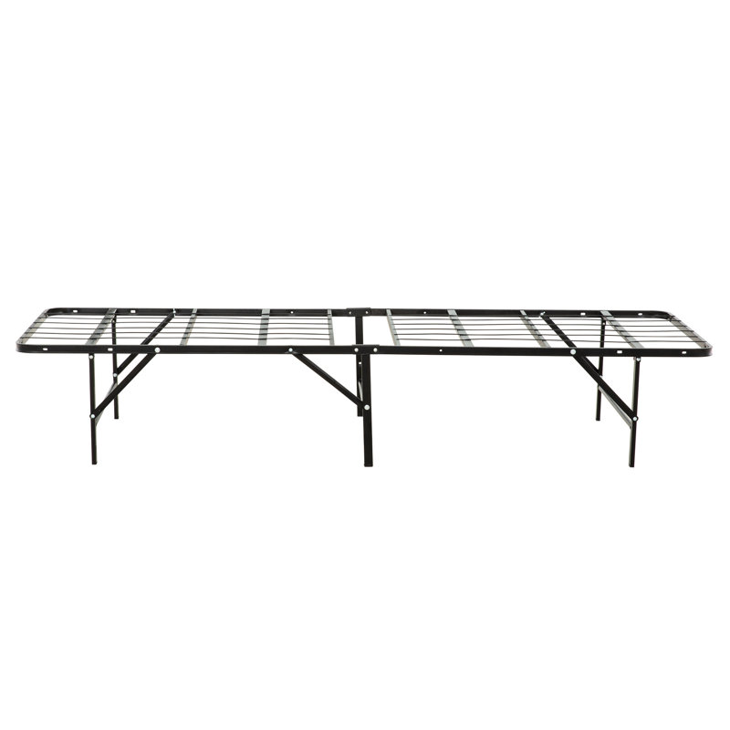 Base de lit simple en métal, base de matelas pour lit de désencombrement, espace supplémentaire, Lit simple