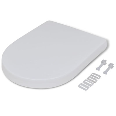 Bosarge Soft-close Toilet Seat White Bathroom Furniture Accessory
