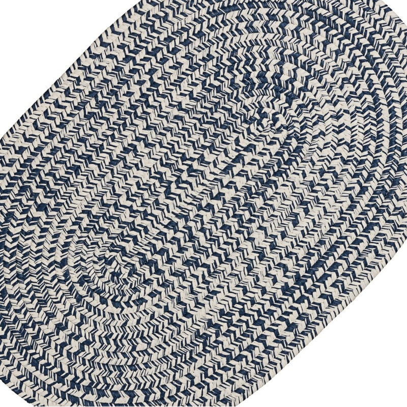 Tapis d'entrée / extérieur Traver Tweed, Gris foncé / blanc cassé, L 45 po x L 70 po