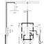 Système de douche thermostatique de plafond avec valve brute