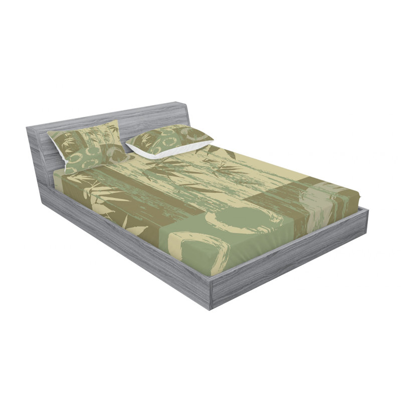 Microfiber Sheet Set, Queen Sheet Set with Fitted Sheet