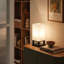 Lampe de chevet moderne de 14 po avec abat-jour carré Maxwell