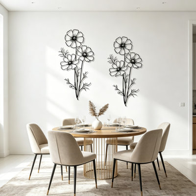 Plants & Flowers Wall Decor on Metal