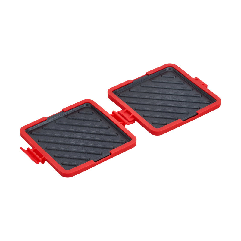 14cm Reversible Grill / Griddle, Red