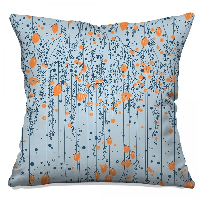 Coussin Floral, 18 po x 18 po