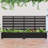 Outdoor Metal Planter Box Raised Garden Beds with Trellis-1777962550