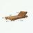 Acacia wood Lounge Chairs with soft cushion and adjustable back-1421789488