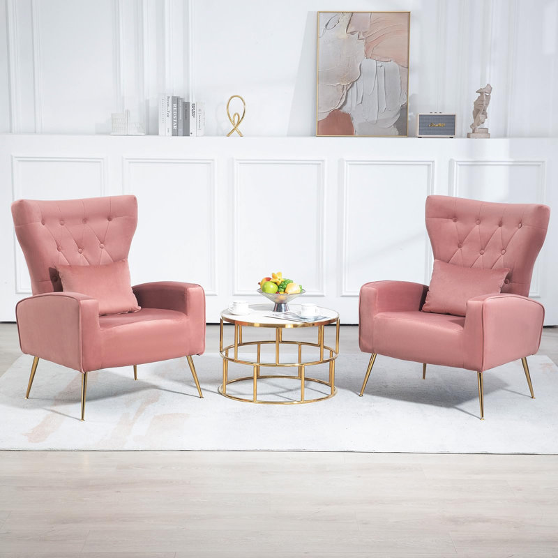 Fauteuil Ireal, Rose