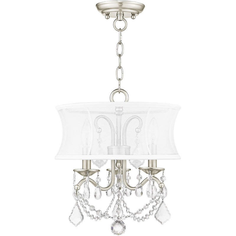 3 - Light Drum Chandelier