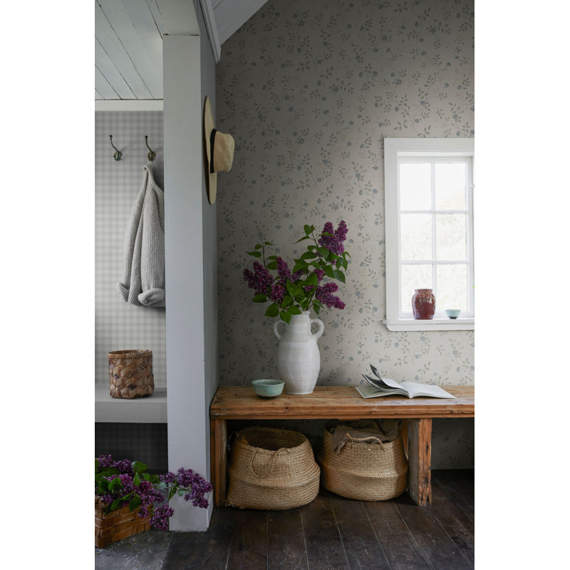 Kolonin Floral Wallpaper Roll, Sandstone