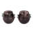 Wildon Home® Handmade Shadow Shot Handblown Rocks Glasses (Pair)