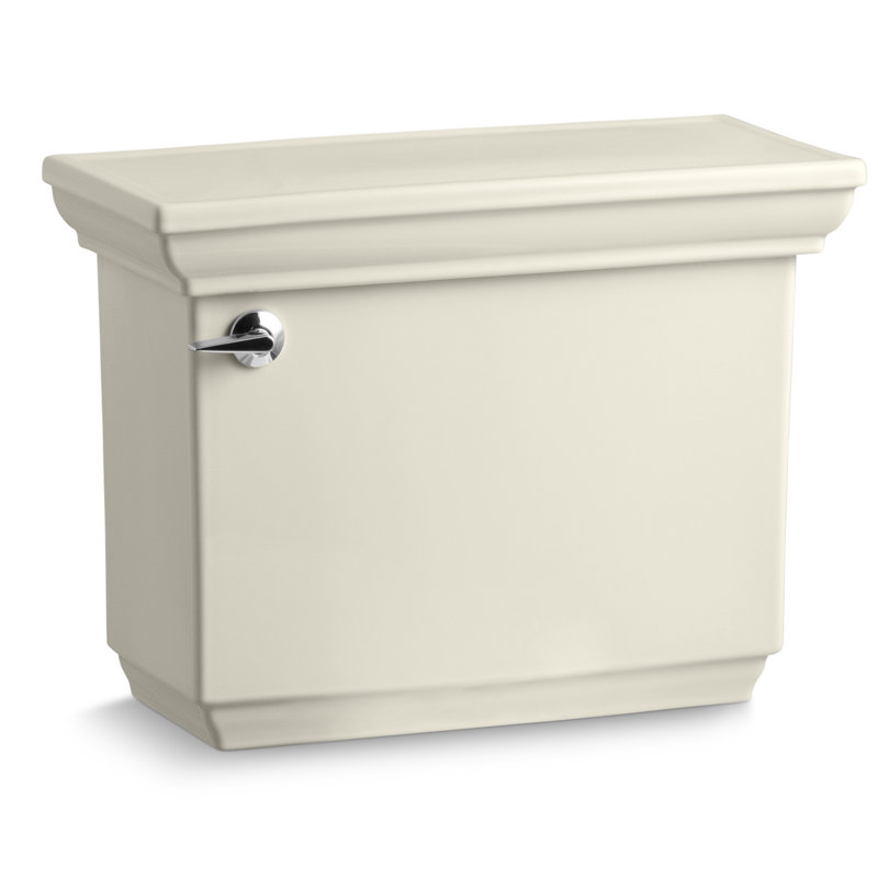 Memoirs Stately Comfort Height 1.28 GPF Elongated Two-Piece Toilet, Almond, Left-Hand
