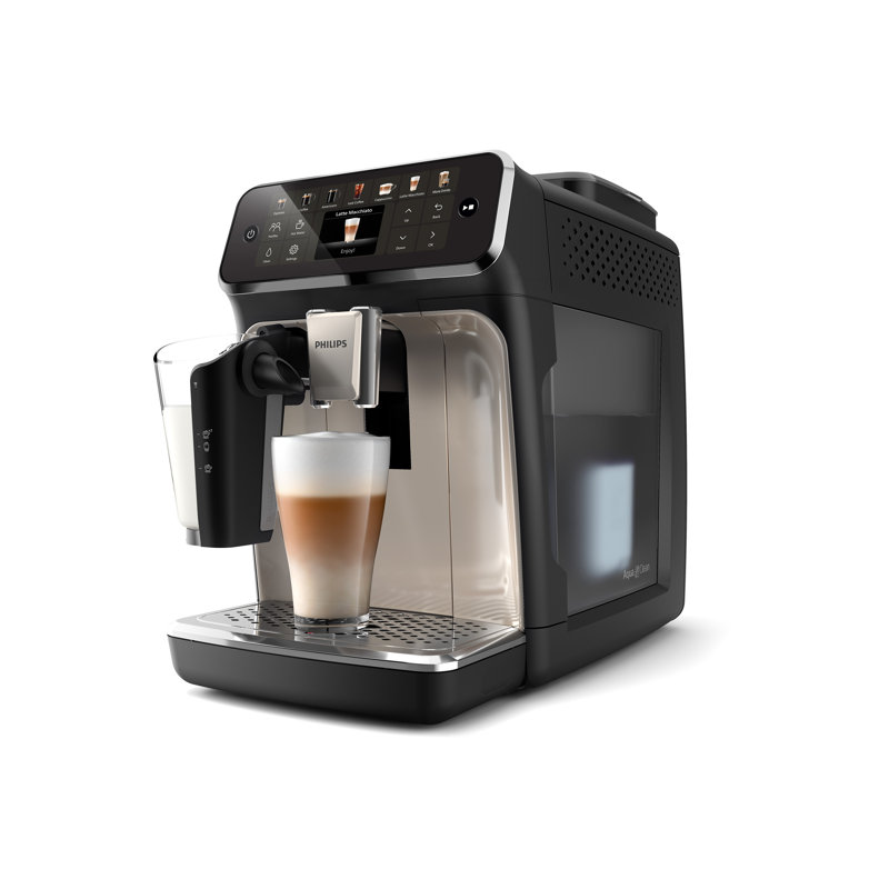 Philips 4400 Series Fully Automatic Espresso Machine with LatteGo Milk Frother