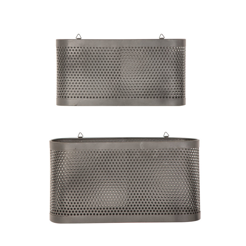 Williston Forge Decorative Basket, 8" H x 16" W x 4" D