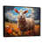 Black Floater Framed