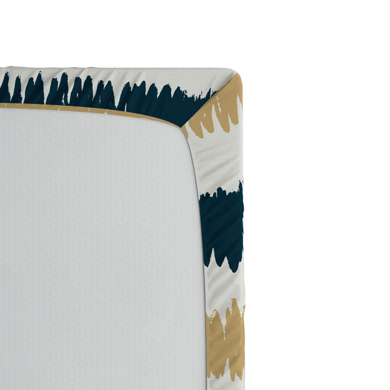 Microfiber Striped Fitted Sheet, Full Fitted Sheet