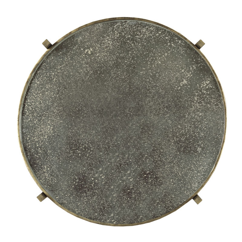 Angelina End Table, Antique Bronze