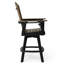 Fauteuil bar pivotant Kevin Adirondack, noir-130679232-130679237