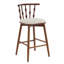 Ensemble de 2 tabourets de bar d'intérieur en bois pour la maison-123582470