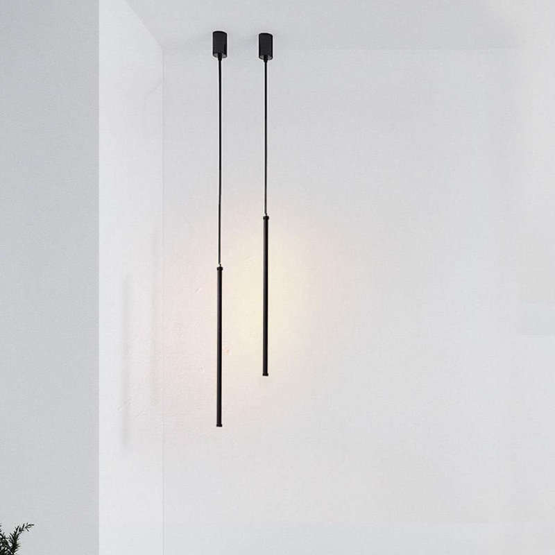 23" Black Pendant Light