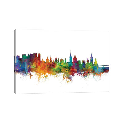 Salzburg, Austria Skyline by Michael Tompsett - Wrapped Canvas Gallery-Wrapped Canvas Giclée