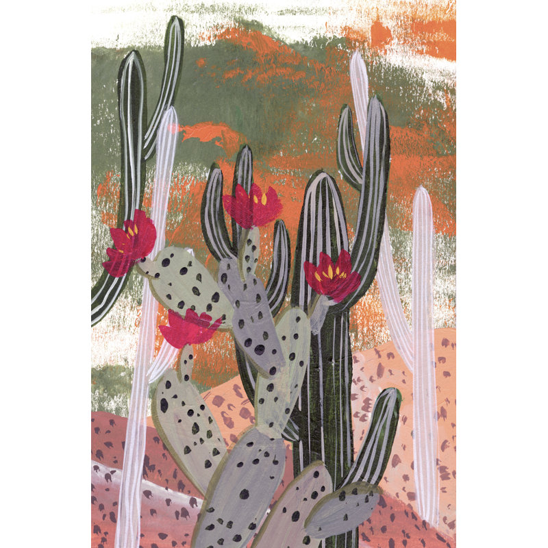 " Desert Flowers II ", 48" H x 32" W x 1.25" D
