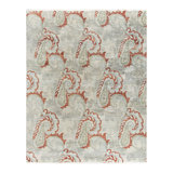 Overdyed One-of-a-Kind 8' 1" X 10' 0" Hand Knotted Area Rug