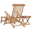 Ritchey 159cm Long Reclining Teak Single Chaise