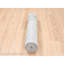 Tapis de couloir oriental gris en laine et en soie noué à la main 4 pi x 12 pi 95D12870CEF04502AFF7D3D6B08012FE