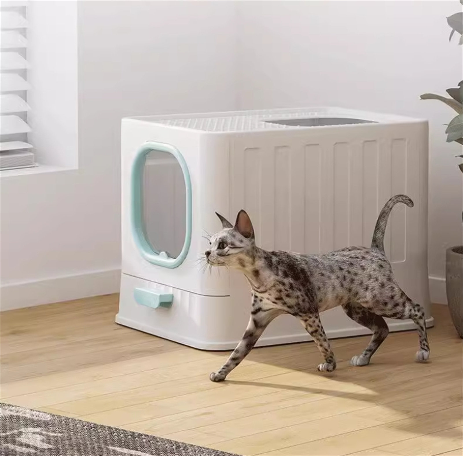 Archie & Oscar™ Introducing the PurrSafe Enclosed Cat Litter Box Wayfair