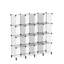 Alvi 304.8cm H Plastic Cube Bookcase-9016931-9016930