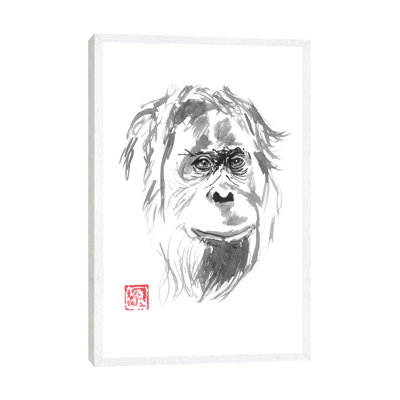 Orangutan Smile by Péchane - Painting on Canvas