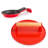 BergHOFF Neo 2Pc Cast Iron Spoon Rest and Steak Press Set, Red