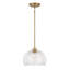 Luminaire suspendu semi-encastré 1 lumière Glint