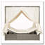 Chaise longue d'extérieur réglable avec auvent et inclinaison multi-positions-2128172793