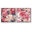 Treyvon - Ensemble de 2 collages floraux carrés-101855201-101855202
