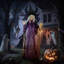 Outsunny 183 cm Life Size Halloween Animated Standing Witch & Broomstick