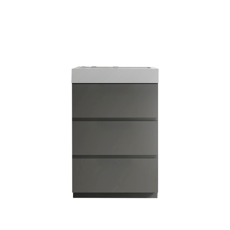 Maquel 23.7'' Single Bathroom Vanity Base Only