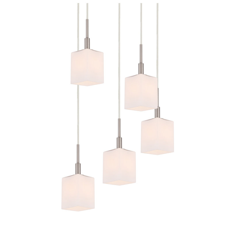 Thiede 5 - Light Cluster Pendant, Nickel