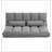 Convertible Floor Sofa Chair, Folding Couch Bed, Guest Chaise Lounge with 2 Pillows, Adjustable Backrest and Headrest, 51.25" L-820907090