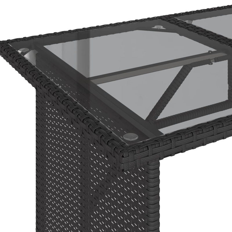 Ensemble repas 2 pièces avec coussins en rotin Latitude Run® Latitude Run®, Beige, Noir