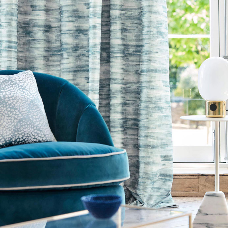 Glance Fabric, Blue
