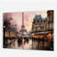 «Rose Twilight Rendezvous In Paris I», décoration murale en acrylique Paris-101522941