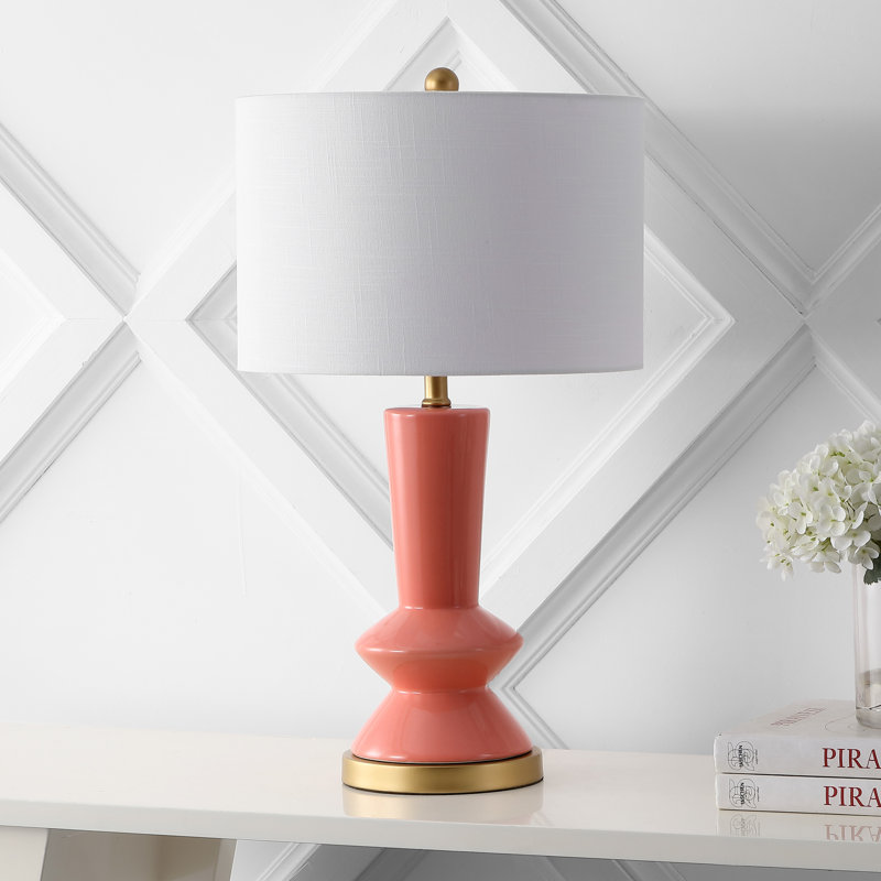 Dakota Metal Table Lamp, Pink