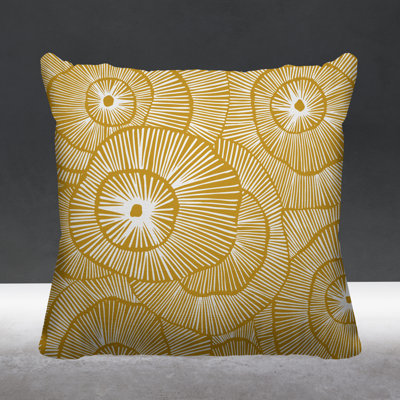 Flower Burst Indoor/Outdoor Throw Pillow