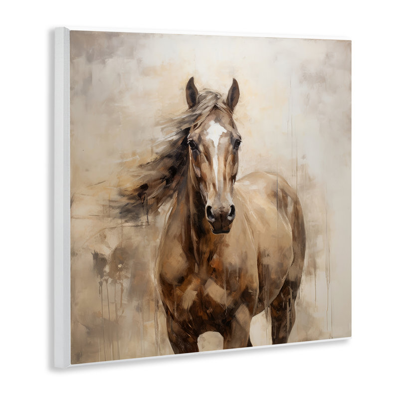 «Horse with Modern Drip» par PI Creative Art
