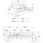 Canapé modulaire rembourré 4 pièces Ashland-679012870