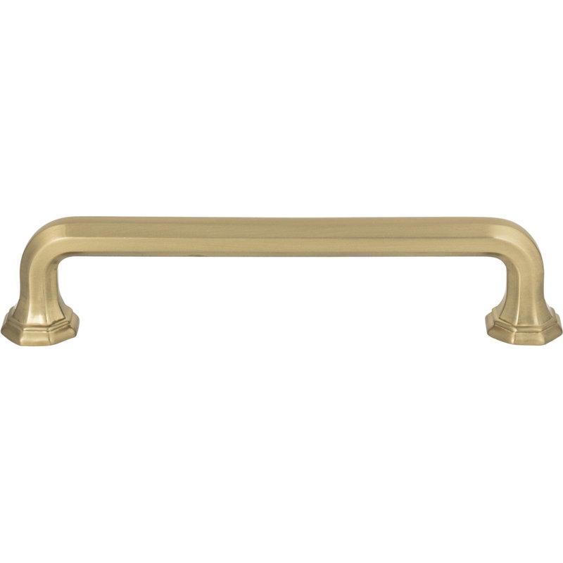 Round 3 Point Bar Pull, Warm Brass, 5 1/16"