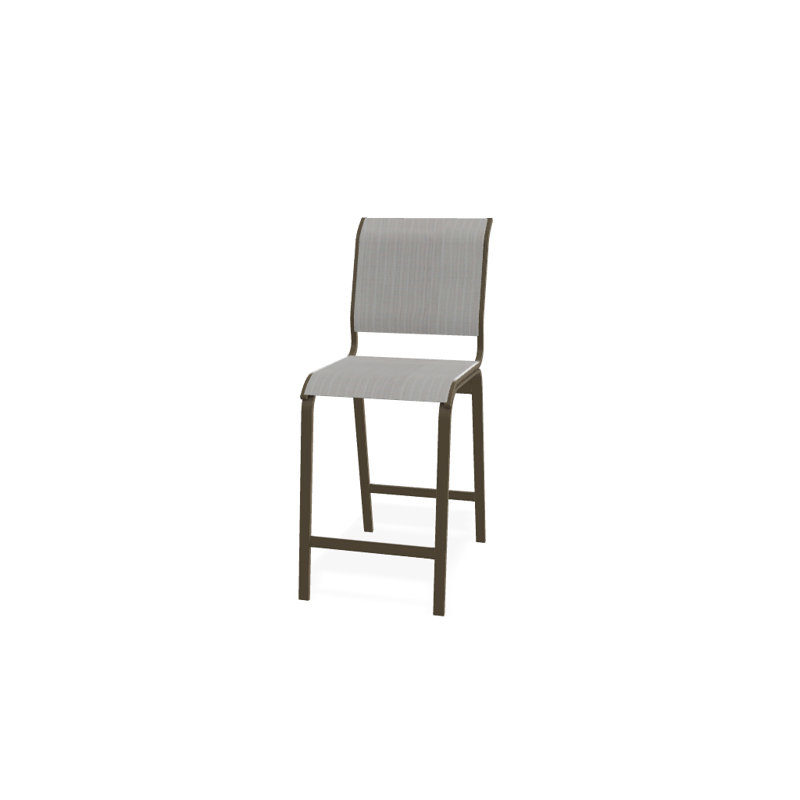 Tabouret de bar 26 po Holna, Bois de plage texturé, Amalfi