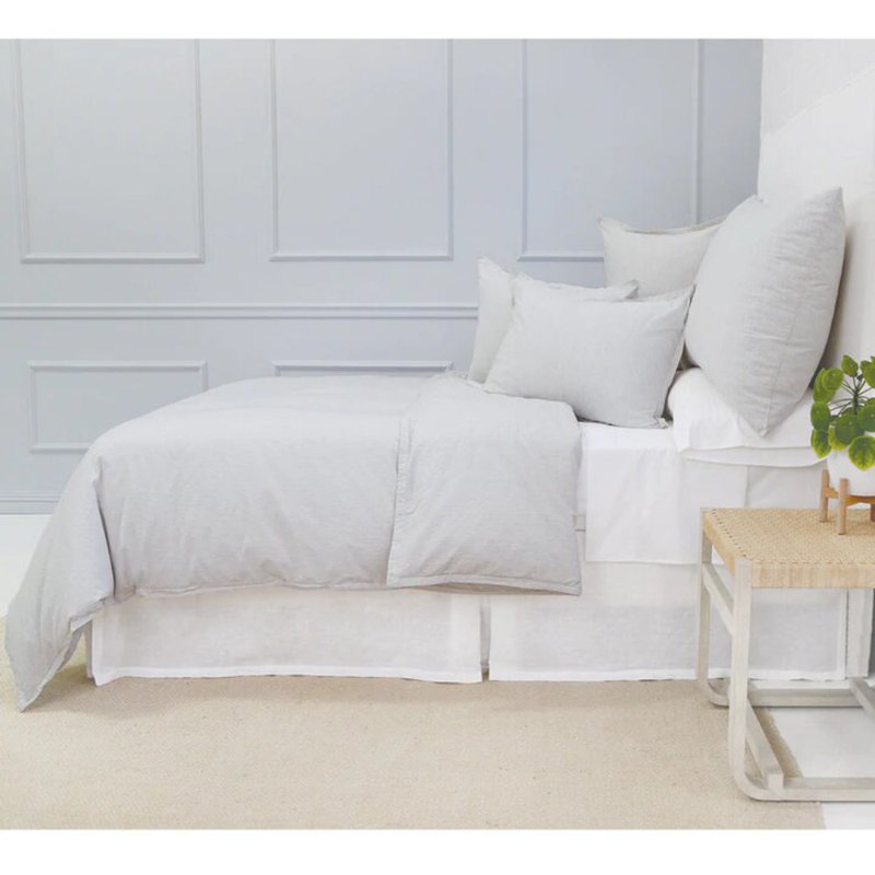 Housse de couette 100% coton Luke, Housse de couette grand, Bleu clair